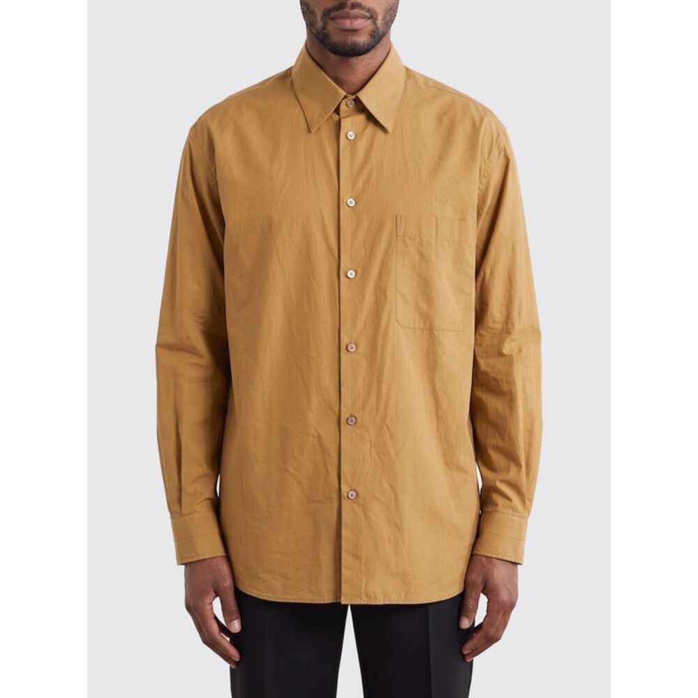 Lemaire Shirt Men Mustard